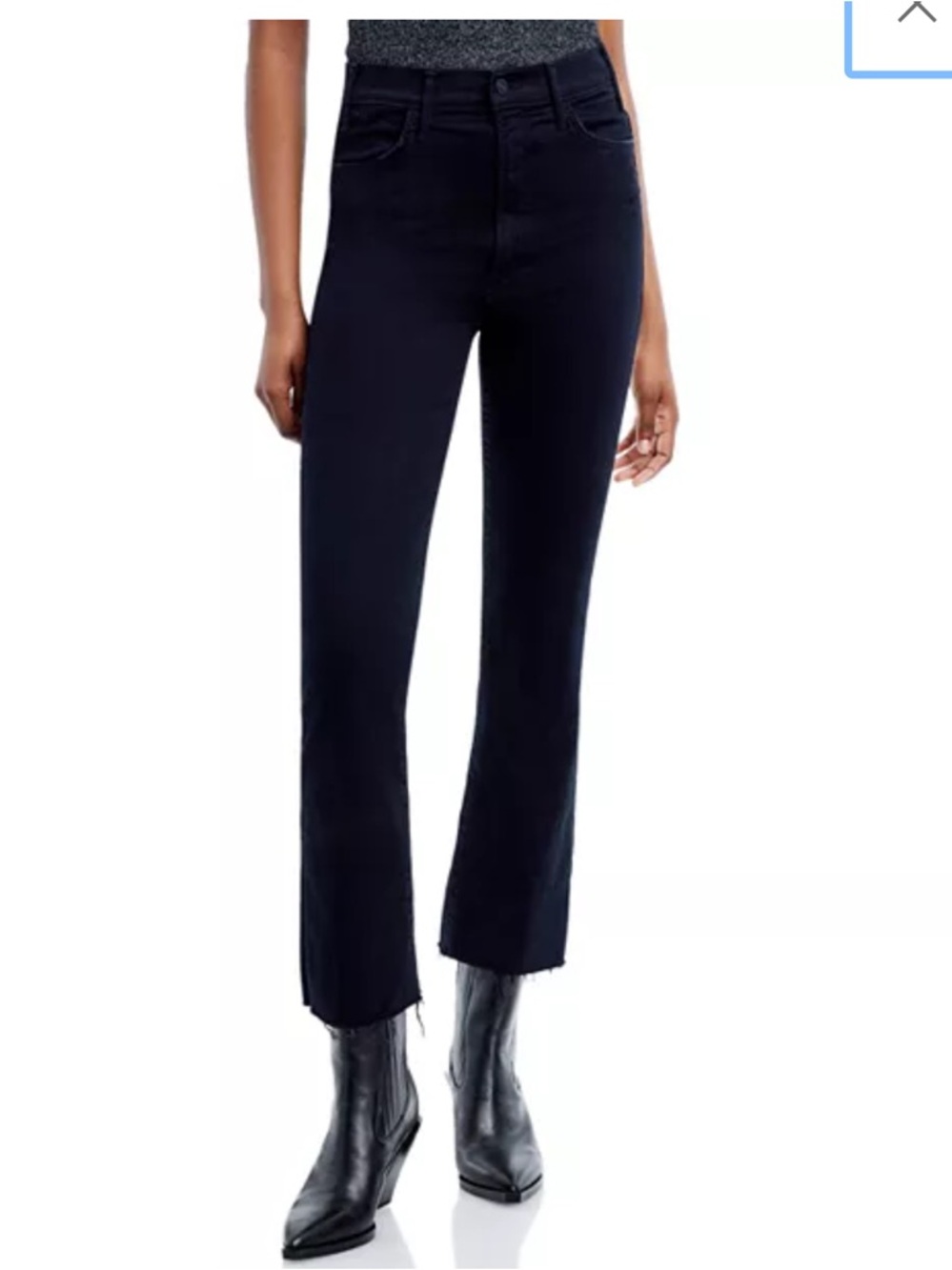 MOTHER - High Rise Flare Ankle Jeans